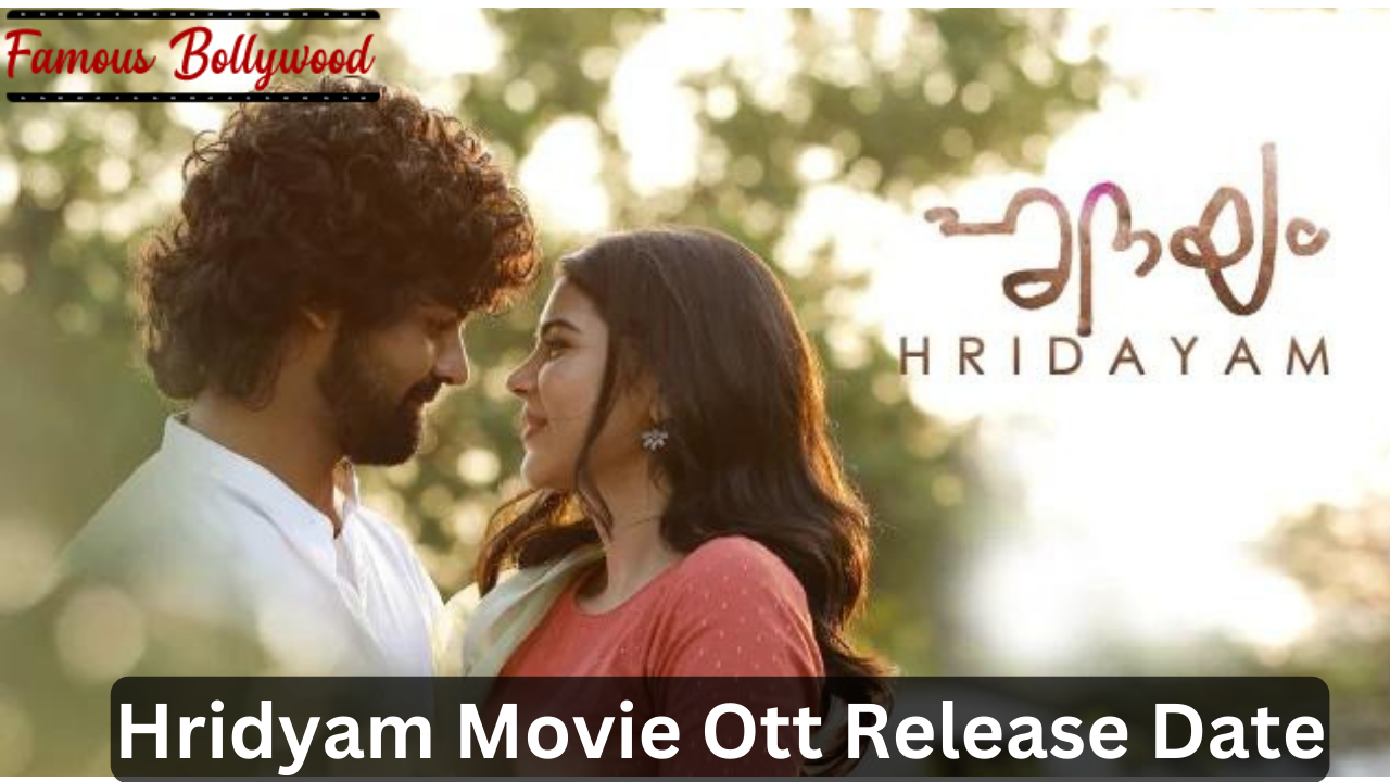 hridyam movie ott release date