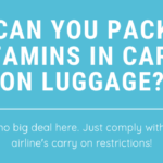 Traveling to Dubai: Can I Take My Vitamins on Flights?